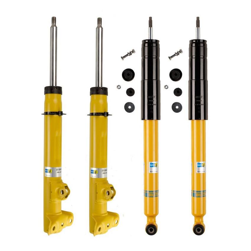 Mercedes Suspension Strut and Shock Absorber Assembly Kit - Front and Rear (Without Self-Leveling Suspension) (B6 Performance) 1243262700 - Bilstein 3801802KIT